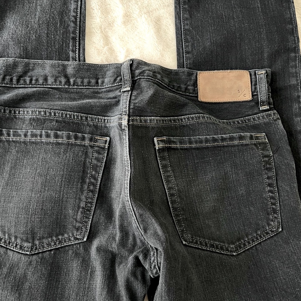 Standard Cloth Men’s Slim Jeans - Black - 32 Waist